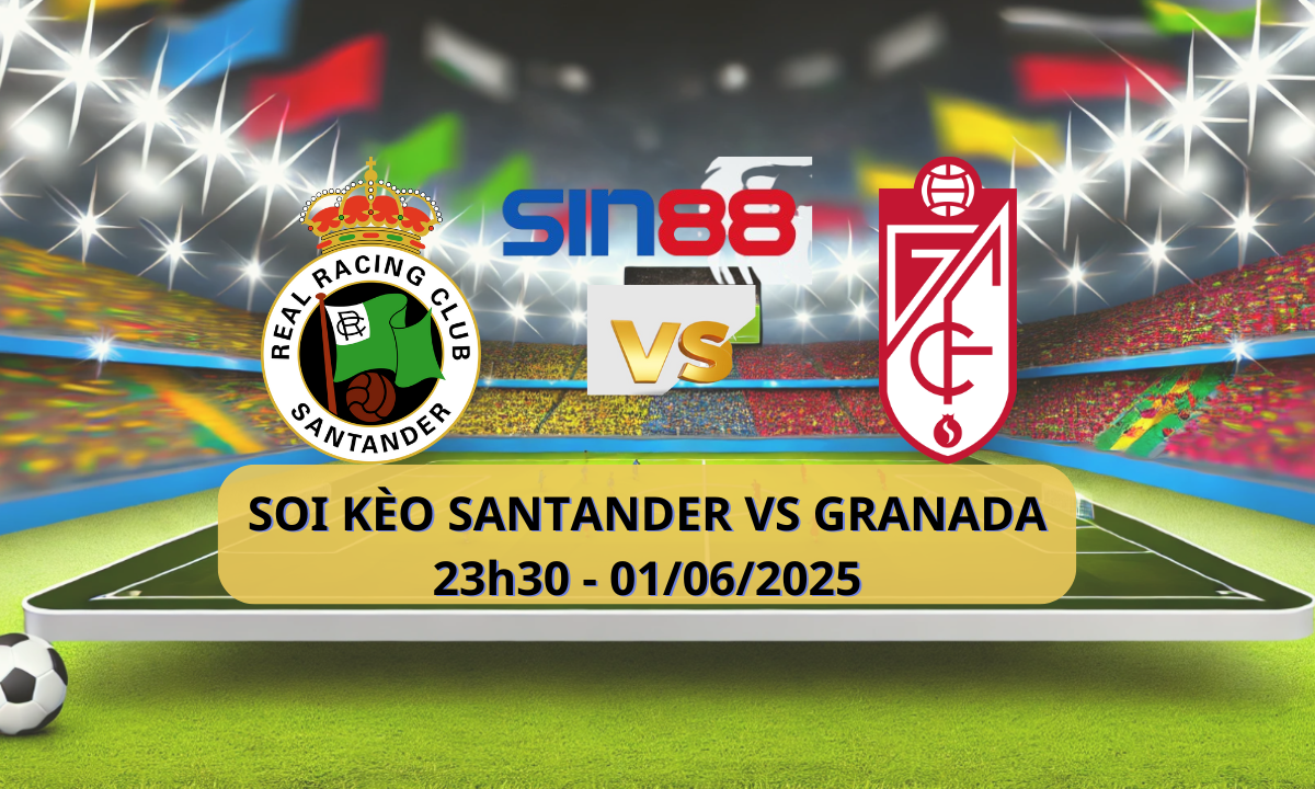 Áp phích trận đấu Esport giữa Racing Santander và Ganada